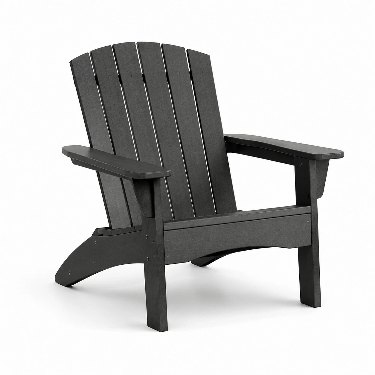 Sedia Adirondack in legno composito nero