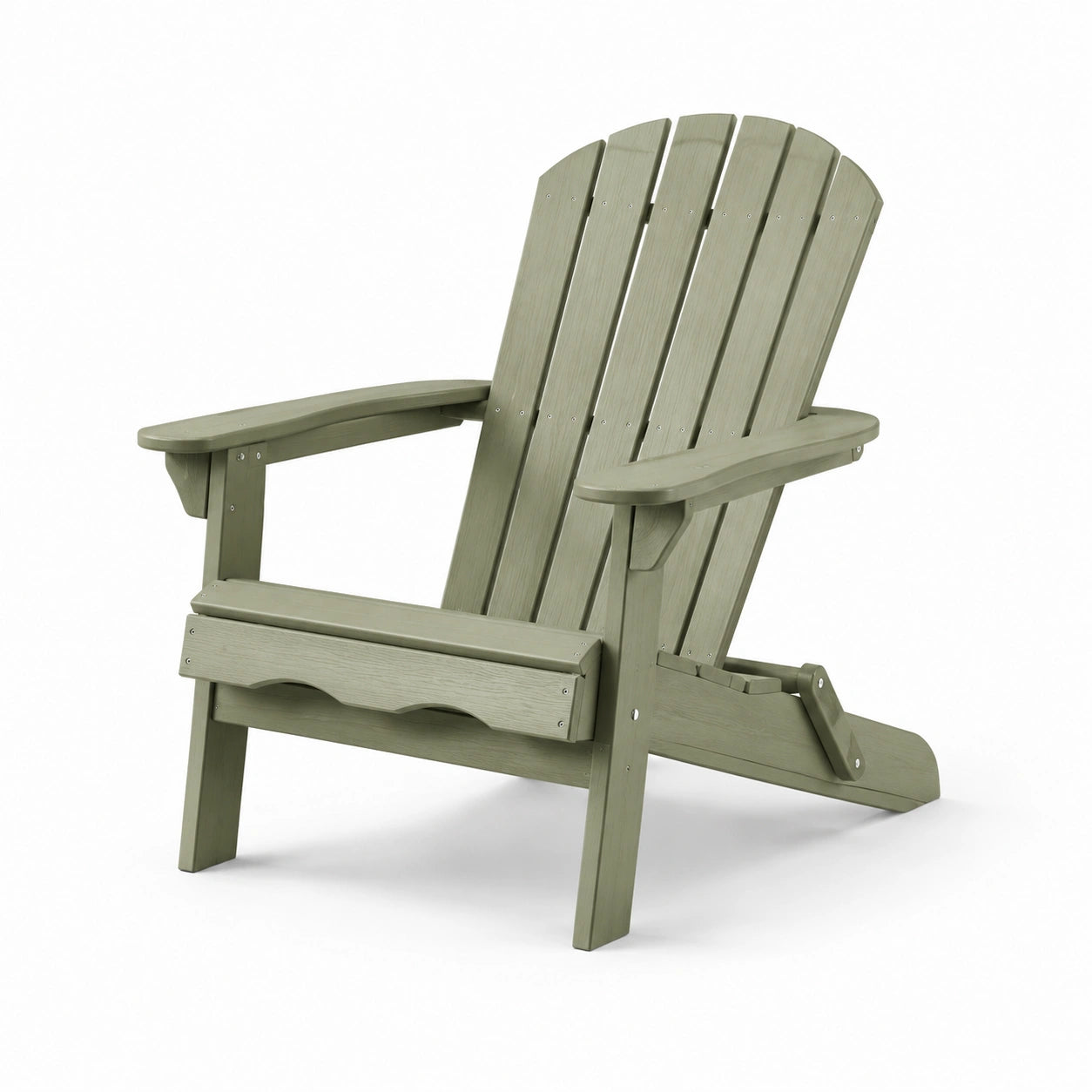 Sedia Adirondack in legno per esterni verde