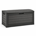 Baule da giardino in resina 120x56x60 cm antracite