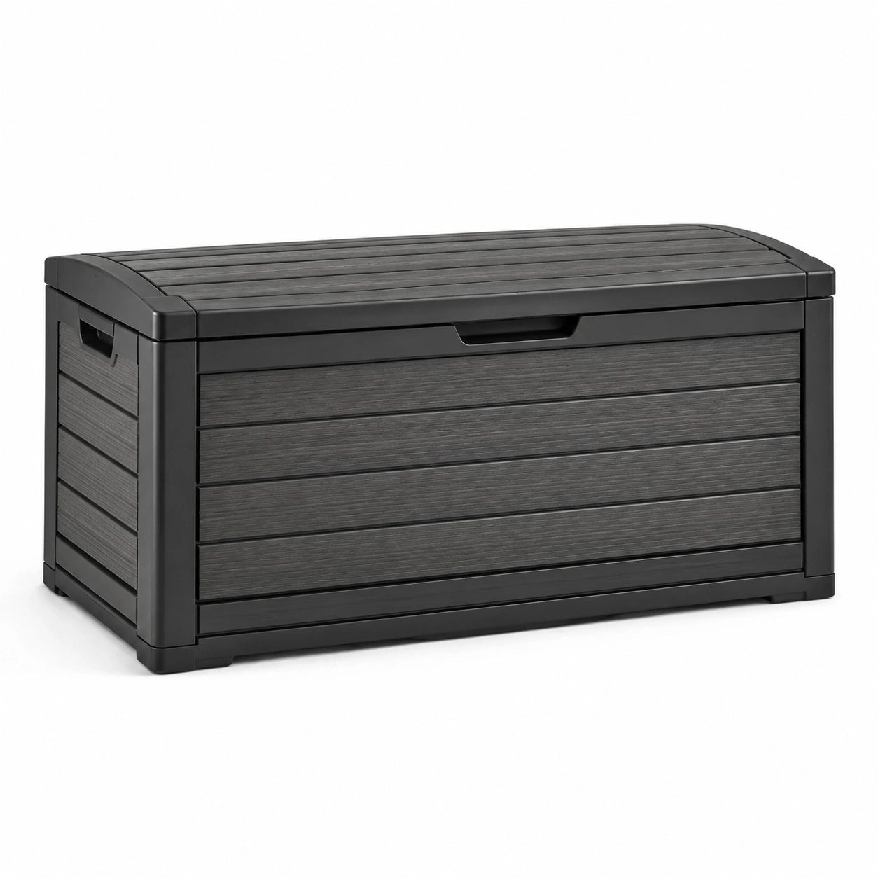 Baule da giardino in resina 120x56x60 cm antracite